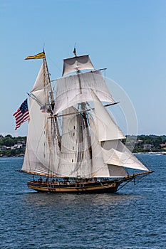 HMS Bounty in Newport Parade of Sail.