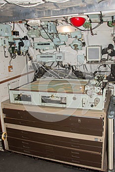 HMS Ocelot Chart table.