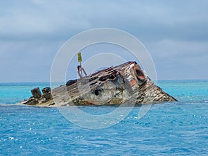 HMS Vixen off the coast of Bermuda photo