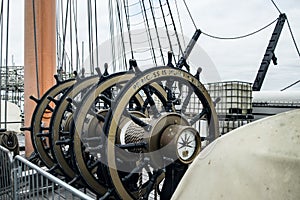 HMS Warrior Captains Wheel