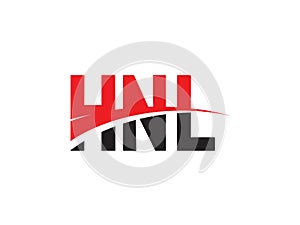 HNL Letter Initial Logo Design Vector Illustration photo