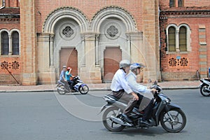 Ho Chi Minh City street view in Vietnam