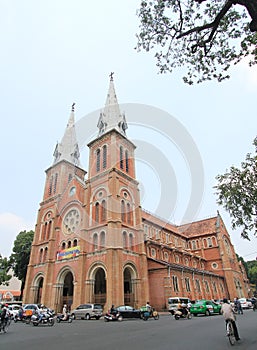 Ho Chi Minh City street view in Vietnam