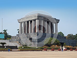 Ho Chi Minh Mausoleum in Hanoi, Vietnam.