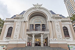 Municipal Theatre or Saigon Opera House in Ho Chi Minh City, Vietnam