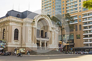 Municipal Theatre or Saigon Opera House in Ho Chi Minh City, Vietnam