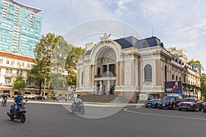 Municipal Theatre or Saigon Opera House in Ho Chi Minh City, Vietnam