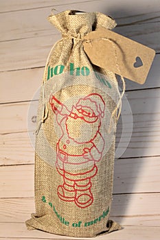 Ho Ho Ho Christmas Wine Gift Bag