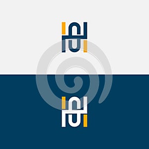 HO letter logo design on different background. HO creative initials letter logo concept. HO unique design.