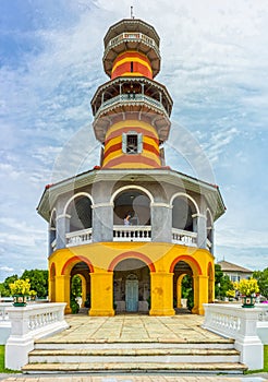 Ho Withun Thasana or Withun Thasana Hall, one of famous landmark for travel in Ayutthaya city