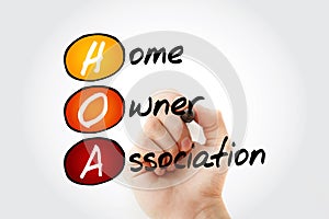 HOA - Homeowners Association acronym