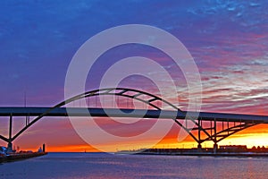Hoan Bridge Sunrise