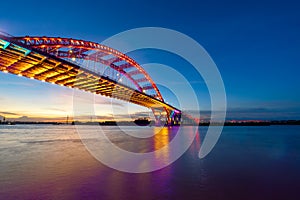 Hoang Van Thu bridge in Hai Phong, Vietnam