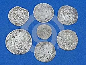 Hoard of historic coins.