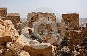 Hoary ruins of Berber Muslim village of Ghomrassen, Tataouine