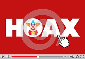 Hoax icon logo