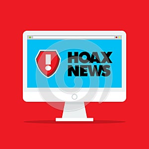 Hoax icon logo photo