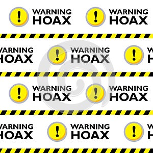 Hoax icon seamless