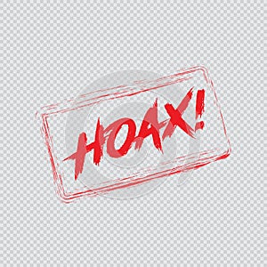 Hoax, Mark for Fake News photo