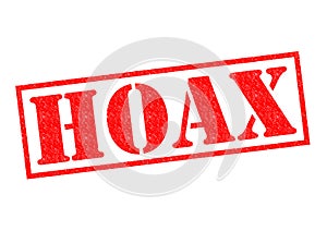HOAX Rubber Stamp