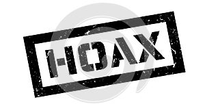Hoax rubber stamp