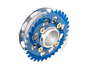 The hob and sprocket of motorcycle