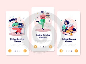 Hobbies Online Banners Set