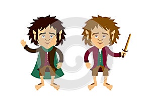 Hobbit vector photo