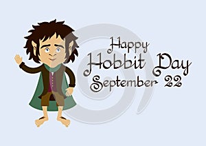 Hobbit Day vector photo