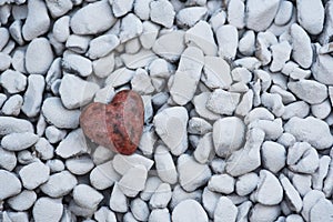 Hobby: Hand carved heart pendant from pink granite. 2