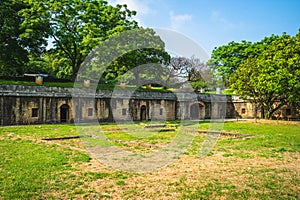 Hobe Fort, aka Huwei Fort, at Tamsui, taipei, taiwan photo