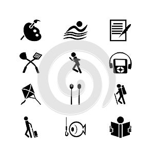 hobies icon vector illustration design