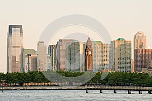 Hoboken and Jersey city panorama