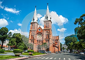 Notre Dame cathedral in Saigon Ho Chi Minh City