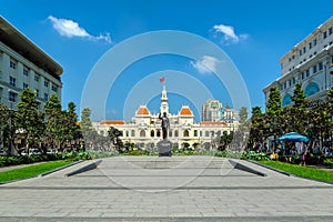 Hochiminh statue in Vietnam