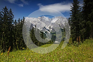 Hochkoenig Mountain Range