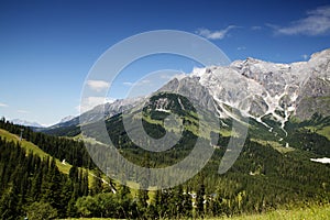 Hochkoenig Mountain Range