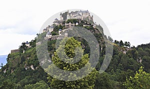 Hochosterwitz Castle at rock in Austrian Carinthia