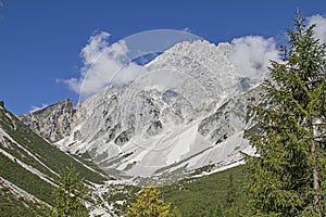 Hochplattig and Hochwand in Mieming mountains