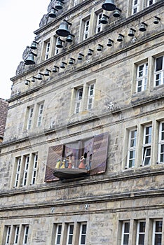 Hochzeitshaus, the Glockenspiel of Hamelin, Germany