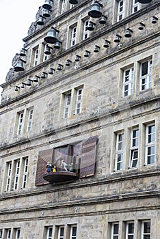 Hochzeitshaus, the Glockenspiel of Hamelin, Germany