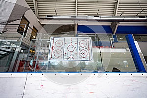 Hockey board with img