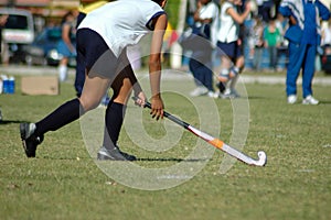 Hockey girl photo