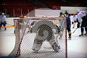 Hockey goalie