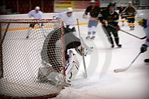 Hockey goalie