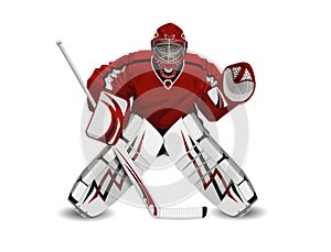 Hockey goalie