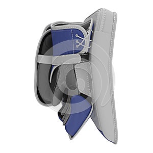 Hockey Goalie Blocker on white. 3D illustration