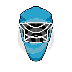 Hockey goalie mask icon.
