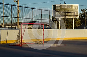 Hockey goals outdoor