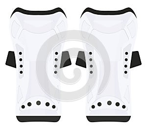 Hockey leg shields , icon